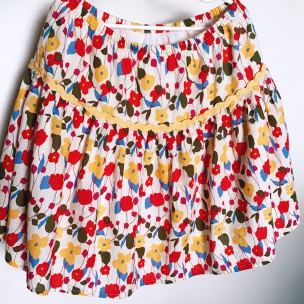 DownEast floral Print skirt